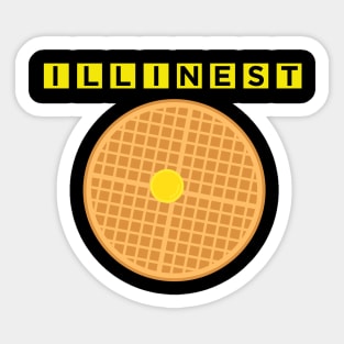 Illinest Waffle House Sticker